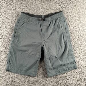 Kuhl Kruiser Shorts Men's Small Teal Performance Hiking Pockets Drawstring Flaw